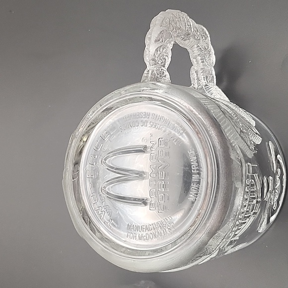 Vintage 1995 McDonald's Batman Forever Two Face Clear Mugs Set of 2 - Picture 8 of 12